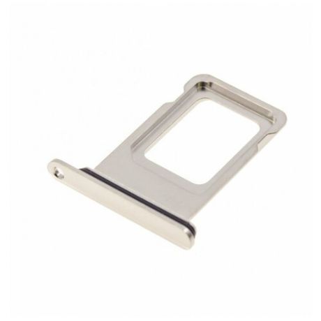 Держатель сим карты (SIM) для Apple iPhone XS Max, серебро