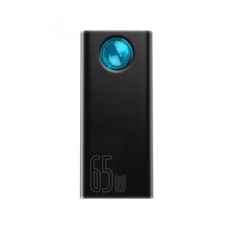 Портативный аккумулятор BASEUS Amblight, 3A, 30000 мАч, черный, быстрая зарядка, дисплей