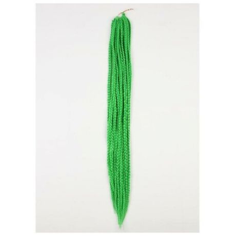 Афрокосы, 60 см, 15 прядей (CE), цвет зелёный