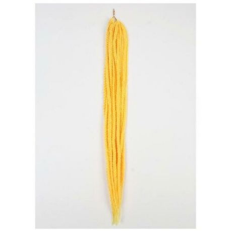Афрокосы, 60 см, 15 прядей (CE), цвет жёлтый