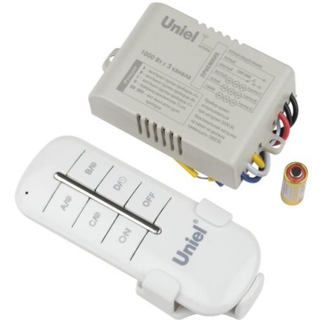 Пульт управления Uniel световыми и бытовыми приборами (3 канала) 30м UCH- P005- G3-1000W-30M