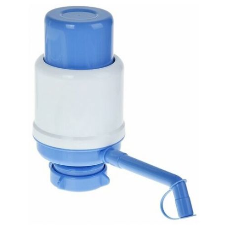 Помпа для воды LESOTO Ideal, механическая, под бутыль от 11 до 19 л, голубая