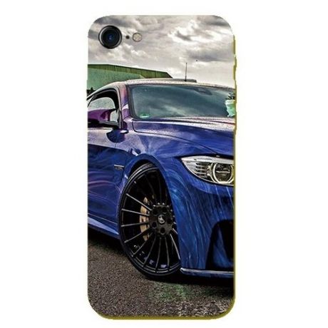 IPhone 7Plus/8Plus, чехол силиконовый, HOCO, с дизайном "автомобиля BMW"