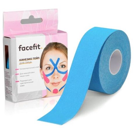 Тейп facefit Кинезио тейп 2.5 х 500 см бежевый