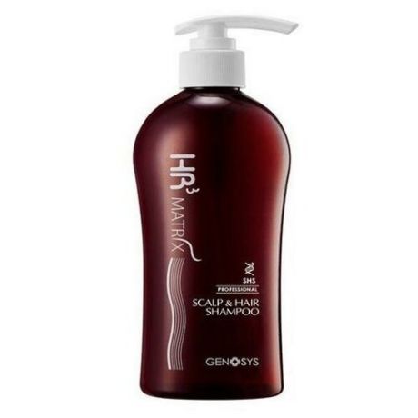 Genosys HR3 MATRIX Scalp and Hair Shampoo CHS Professional Шампунь от потери и для роста волос, 300 мл