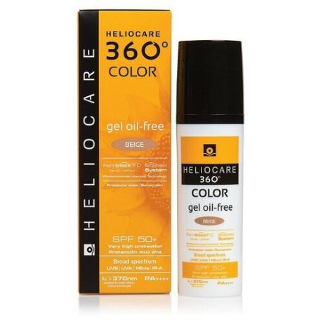 Heliocare Тональный крем-гель 360º Color Gel Oil-Free Sunscreen солнцезащитный, SPF 50+, 50 мл, оттенок: pearl