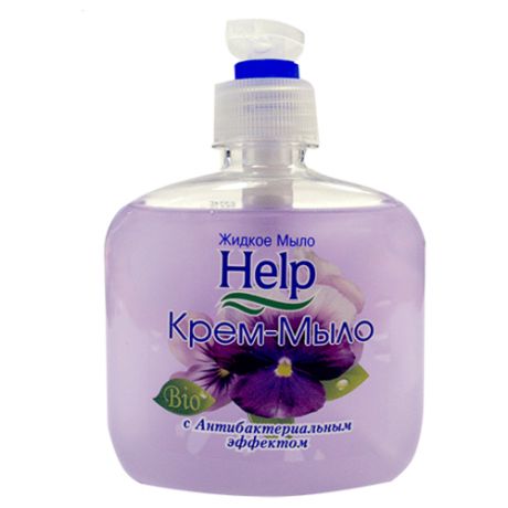 Help Крем-мыло Антибактериальное, 300 мл