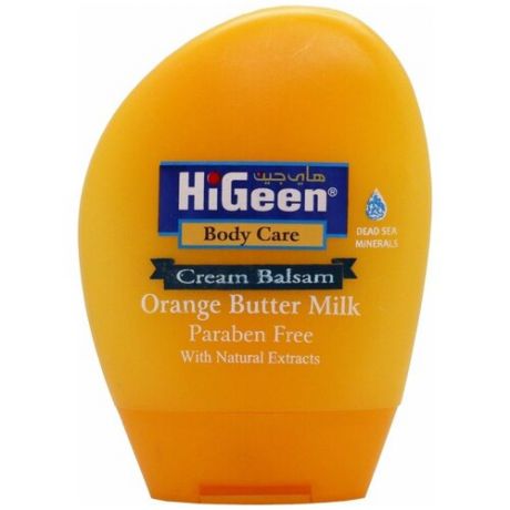Крем-бальзам для рук и тела HiGeen "Молочный протеин & апельсин", 50 мл