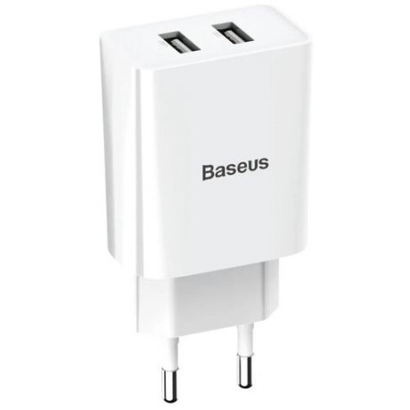 Сетевое зарядное устройство 2xUSB Baseus Speed Mini Dual U