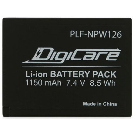 Аккумулятор DigiCare PLF-NPW126 (NP-W126 для Fujifilm X-T1/X-Pro1/X-E2/X-E1/X-M1/X-A1)