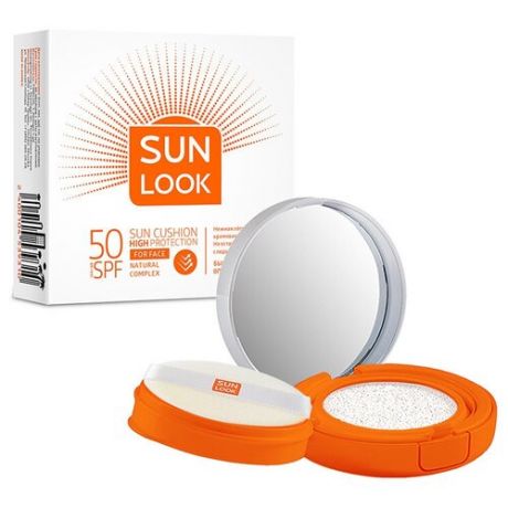 Кушон для лица `SUN LOOK` солнцезащитный SPF-50