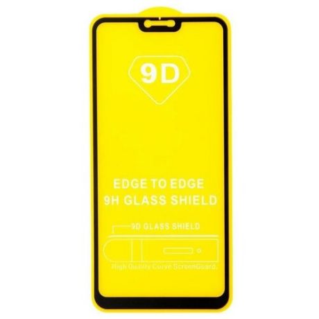 Защитное стекло 9D для Xiaomi для Redmi Note 6, черное
