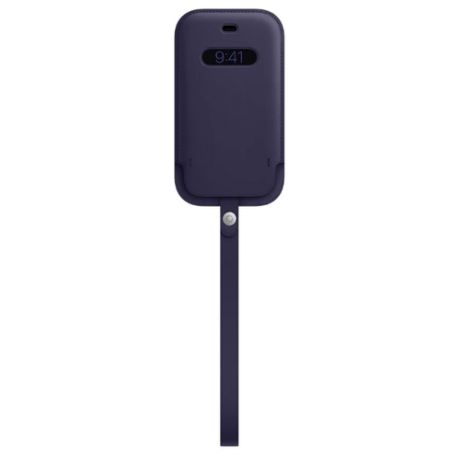 Чехол для APPLE iPhone 12 Mini Leather Sleeve with MagSafe Deep Violet MK093ZE/A