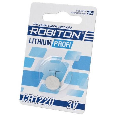 Элемент питания ROBITON PROFI R-CR1220-BL1