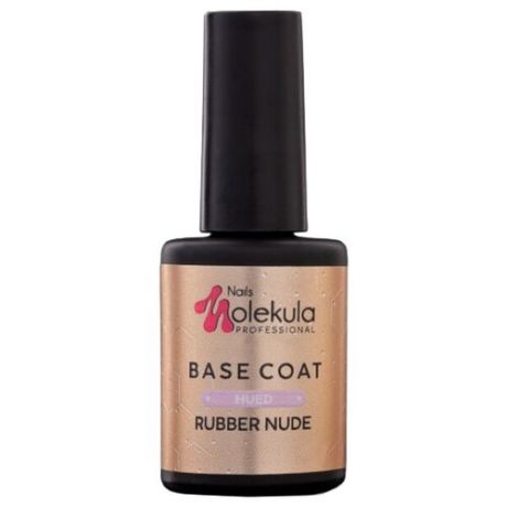 Nails Molekula Professional Базовое покрытие Base Rubber Nude, natural, 12 мл