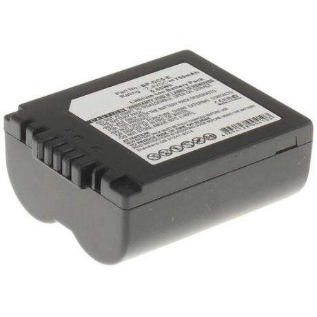 Аккумуляторная батарея iBatt 750mAh для Panasonic Lumix DMC-FZ50EE-K