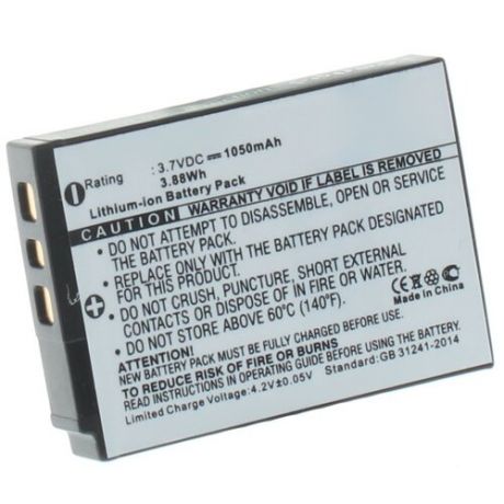Аккумуляторная батарея iBatt 1050mAh для Kodak GB-40