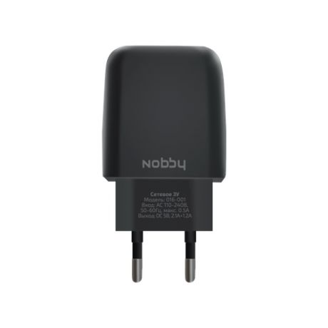 Сетевое зарядное устройство Nobby Comfort 016-001 (0102NB), черный