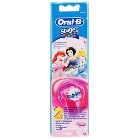 Насадка для зубных щеток Oral- B Kids Stages Frozen упак.2шт для детской зубной щетки, для девочек