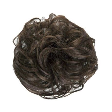 Шиньон-резинка из искусственных волос My beauty hair Коричнево-серый