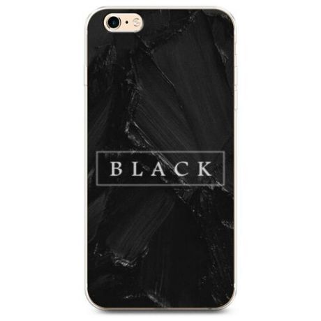Силиконовый чехол "Black цвет" на Apple iPhone 6 Plus/6S Plus / Айфон 6 Плюс/Айфон 6С Плюс