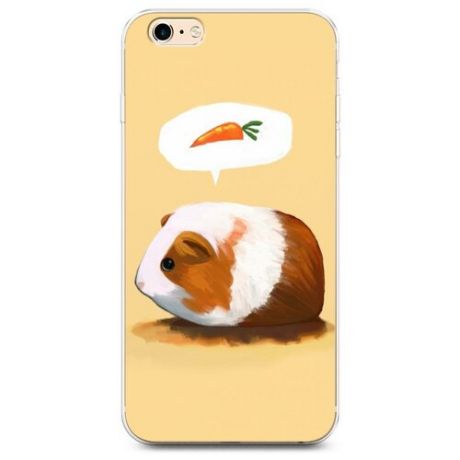 Силиконовый чехол "Кролик на отдыхе" на Apple iPhone 6 Plus/6S Plus / Айфон 6 Плюс/Айфон 6С Плюс