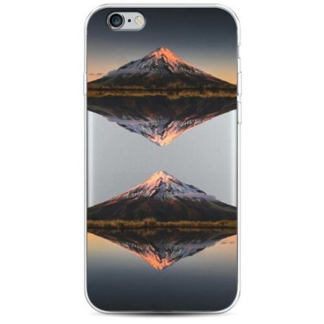 Силиконовый чехол "Зима 4" на Apple iPhone 6S / Айфон 6S