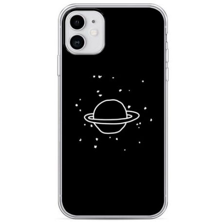 Силиконовый чехол "Космонавт с пылесосом" на Apple iPhone 11 / Айфон 11