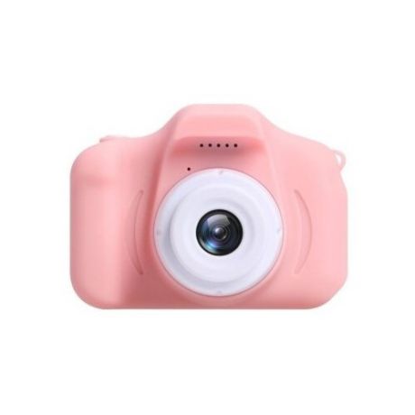 Детский цифровой фотоаппарат X2 противоударный в защитном корпусе Розовый / Kids Camera