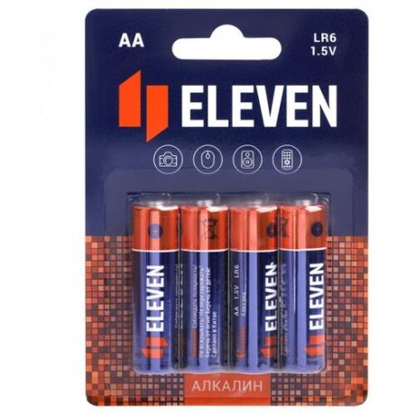 Батарейка Eleven AA (LR6), 2 шт.