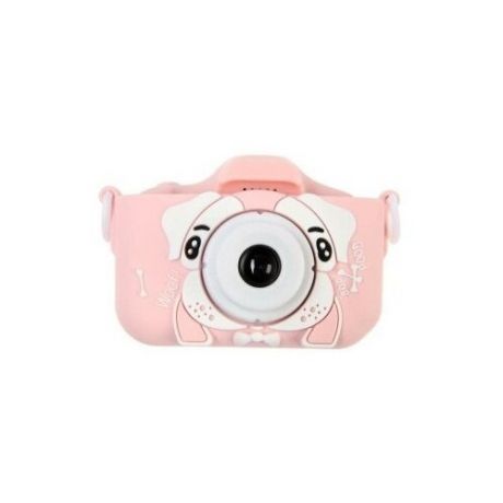 Детский цифровой фотоаппарат Собачка Розовый / Kids Camera Pink