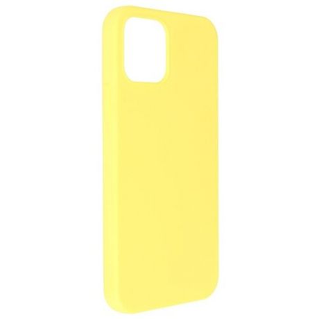 Чехол Pero для APPLE iPhone 12 / 12 Pro Liquid Silicone Yellow PCLS-0025-YW