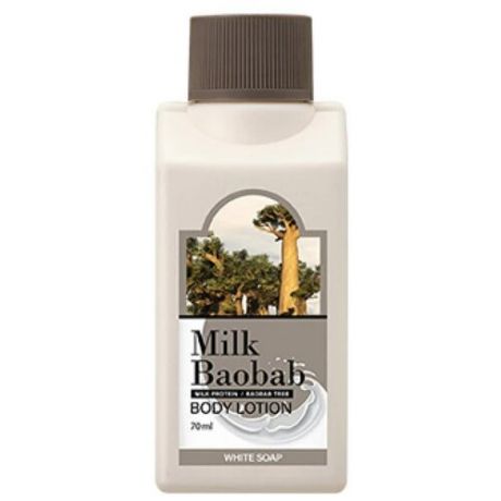 MB TWS Лосьон для тела MilkBaobab Body Lotion White Soap Travel Edition 70мл