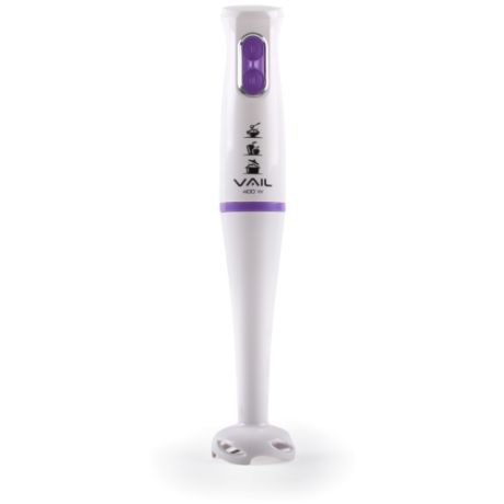 Погружной блендер VAIL VL-5700/5701, белый/фиолетовый