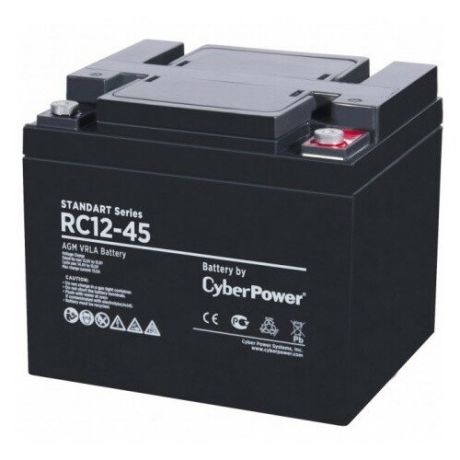 Аккумулятор универсальный CyberPower Standart series RС 12-45