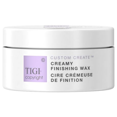 TIGI Воск Custom Create Creamy Finishing Wax, экстрасильная фиксация, 55 г