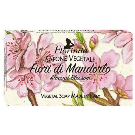 Florinda Мыло кусковое Ария цветов Fiori di mandorlo, 100 г