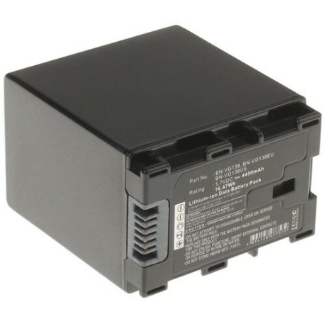 Аккумуляторная батарея iBatt 4450mAh для Jvc GZ-HM550BEU, GZ-HM430, GZ-E245, GZ-HM435, GZ-HD520, для JVC GZ-HM430SE, для Jvc GZ-HM445, для JVC GZ-HM845BE