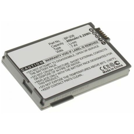 Аккумуляторная батарея iBatt 850mAh для Canon MVX430