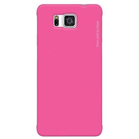 Накладка Deppa Air Case+пленка Samsung G850F Galaxy Alpha Pink
