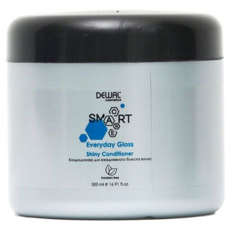 Dewal Cosmetics SMART CARE Everyday Gloss Shiny Conditioner - Деваль Смарт Кэйр Эвридей Глосс Шайни Кондиционер для ежедневного блеска волос, 500 мл -