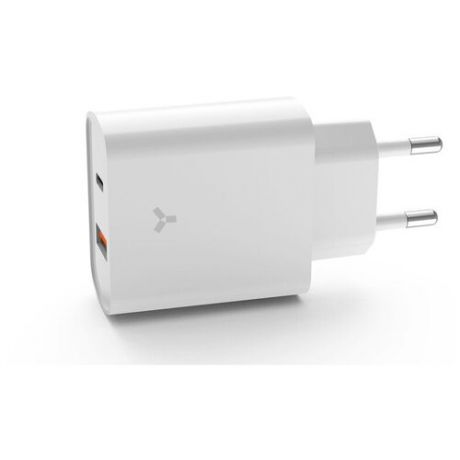 Сетевое зарядное устройство Accesstyle Crystal 20WUT белое/apple/iPhone/iPad/USB