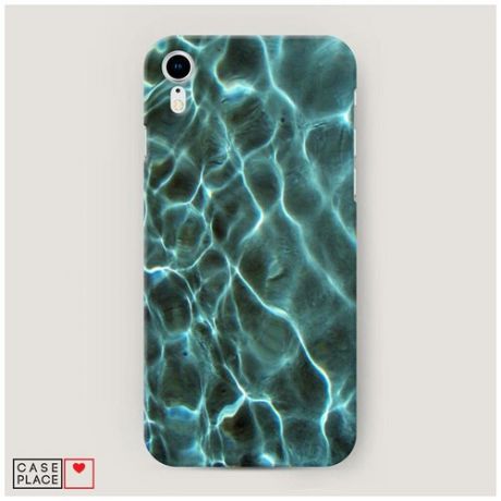Чехол Пластиковый iPhone XR (10R) Текстура водная рябь 2