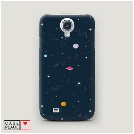 Чехол Пластиковый Samsung Galaxy S4 Планеты драже