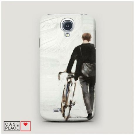 Чехол Пластиковый Samsung Galaxy S4 Пара на велосипедах 1