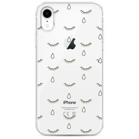 Силиконовый чехол "Глаза по всюду" на Apple iPhone XR (10R) / Айфон Икс Р