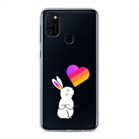 Силиконовый чехол "Кролик by Likee" на Samsung Galaxy M21 / Самсунг Галакси М21