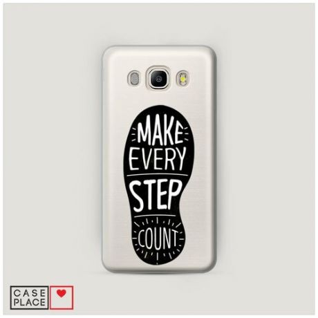 Чехол Пластиковый Samsung Galaxy J7 2016 Make every step count