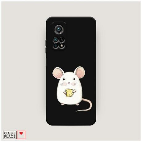 Чехол силиконовый Матовый Xiaomi Mi 10T Pro Мышка