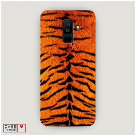 Чехол Пластиковый Samsung Galaxy A6 Plus Мех тигра